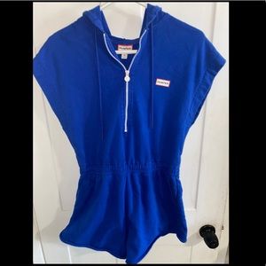 Hunter for Target ROYAL BLUE Hooded Romper Sz Medium